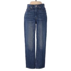 Madewell Perfect Vintage Straight Jean Tortoise Blue